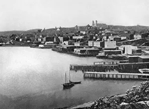 Waterfront Prints: Newfoundland, Canada - St. Johns from the Harbour Mouth