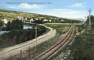 Newfoundland, Canada - Waterford Valley and Waterford Hall Date: circa 1910s Newfoundland, Canada - Waterford Valley and Waterford Hall Date: circa 1910s