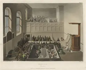 New Gate Prints: Newgate Chapel 1809