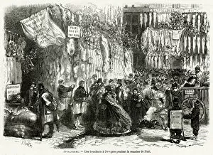 Images Dated 13th February 2019: Newgate during the week of Christmas 1866