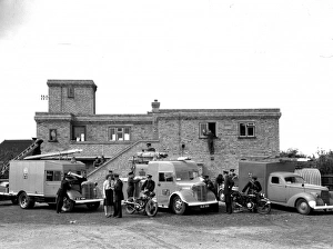 A newly built NFS (London Region) fire station, WW2 A newly built NFS (London Region) fire station, WW2