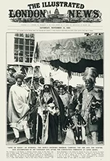 Abyssinia Gallery: Newly-Crowned Emperor of Ethiopia, Haile Selassie