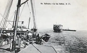 Towed Prints: The newly-launched Baikal under tow