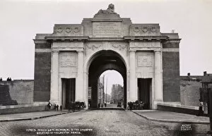 Cobblestones Collection: The newly opened Menin Gate, Ypres, Belgium