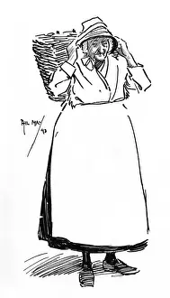 Newlyn Prints: A Newlyn Fishwife, Cornwall