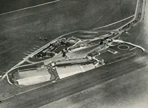 Equine Prints: Newmarket Racecourse from the air