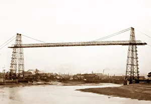 Newport Prints: Newport Transporter Bridge early 1900s