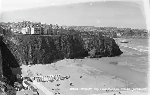 Newquay Prints: Newquay from the Barrow Fields