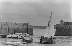 Overcast Prints: Newquay Harbour