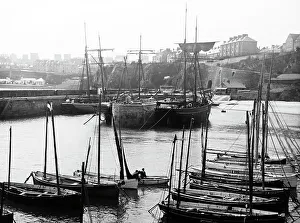 Newquay Harbour, Cornwall, Victorian period