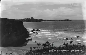 Newquay Prints: Newquay from Lusty Glaze