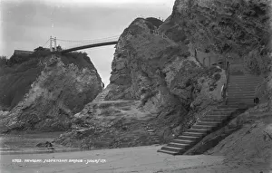 Newquay Suspension Bridge