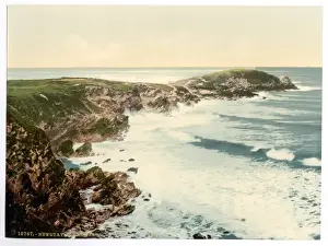 New Quay Prints: Newquay, Towan Head, Cornwall, England