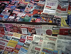 Bravo Collection: News stand in Central London