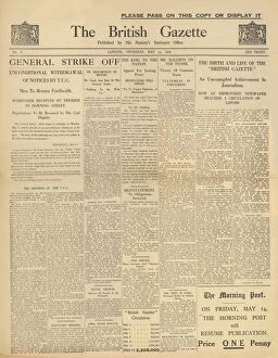 Announces Gallery: Newspaper Headline 1926