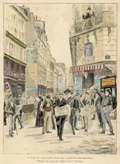 Competing Prints: Newspaper Sellers, Paris