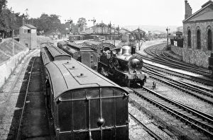 Newton abbott railway station devon in 1899