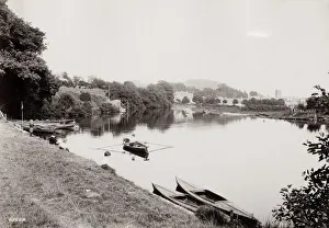 Rowboat Prints: Newton Pool, Brecon, Powys Wales