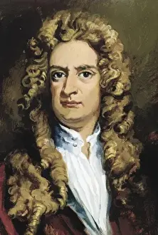 Foreground Prints: Newton, Sir Isaac (1642-1727). English mathematician