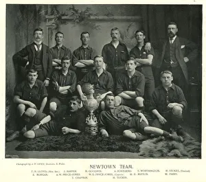 Chapman Collection: Newtown Football Team, Wales