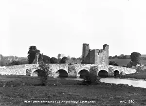 Trim Prints: Newtown Trim Castle and Bridge, Co. Meath