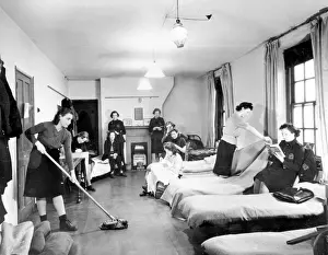 NFS firewomen at work, rest and play, WW2