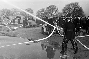 NFS - Home Office hose tests at Wimbledon, WW2