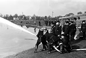 NFS - Home Office hose tests at Wimbledon, WW2