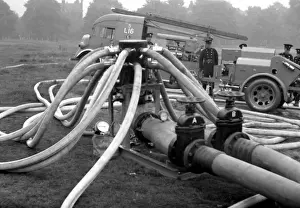 NFS Home Office hose tests, Wimbledon, WW2