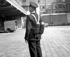 NFS (London) breathing apparatus training, WW2