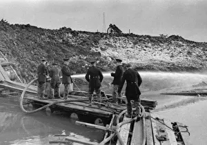 NFS (London) open water pumping exercise, WW2