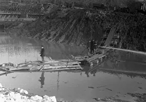NFS (London) open water pumping exercise, WW2