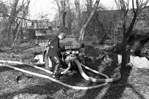NFS (London) open water pumping exercise, WW2