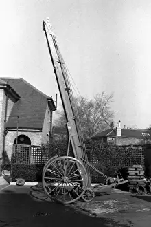 NFS-London Region 50ft wheeled escape ladder, WW2
