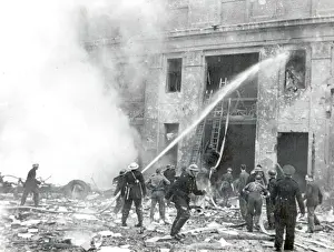 Debris Prints: NFS (London Region) Aldwych V1 bombing attack, WW2