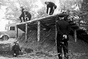 NFS (London Region) assault course training exercises, WW2
