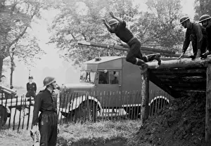 NFS (London Region) assault course training exercises, WW2