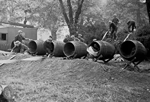 NFS (London Region) assault course training exercises, WW2