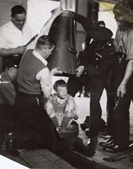 NFS (London Region) Boy trapped in a milk churn