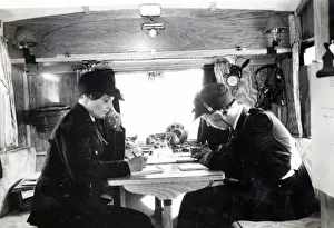 Towed Prints: NFS (London Region) Communications caravan, WW2