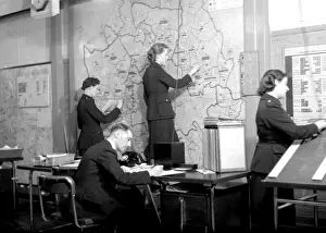 NFS London Region control room, HQ, WW2