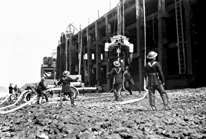 NFS (London Region) water relay exercise, WW2 NFS (London Region) water relay exercise, WW2