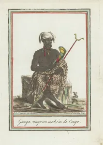 Sorcerer Prints: Nganga or healer of the Kindgom of Congo