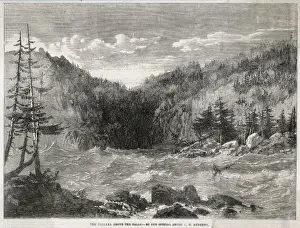 Niagara above Falls 1860