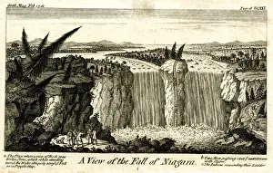 1751 Prints: Niagara Falls, America / Canada