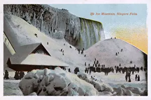 Icicles Prints: Niagara Falls, USA - The Ice Mountain
