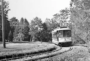 Gorge Prints: Niagara Gorge Belt Line tram, USA
