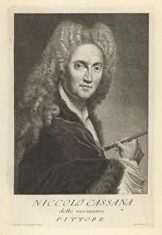 Paintbrush Prints: Niccolo Cassana, Italian painter born in Venice, 1659-1714