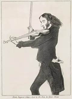Violin Prints: Niccolo Paganini