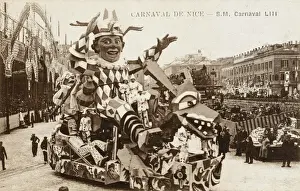 Stands Prints: Nice Carnival - a decorated float